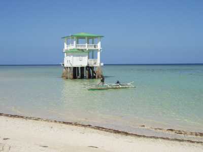 Near Sagay fishing activities are controlled by manned watch towers.